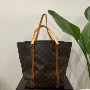 Louis Vuitton Vintage Monogram Sac Shopping Tote